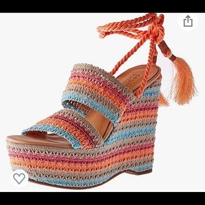 Schutz Women’s Bendy Espadrille Wedge
